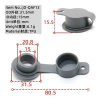 Soupape à air de dégonflage Durabin en plastique gonflable Soupape de surf PVC TPU Vessie gonflable pour les marchandises de gonflage