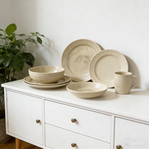 Vajilla de Cerámica Reactiva Personalizada con Formas Irregulares Convencionales para Juegos de Comedor de Porcelana de Alta Temperatura para Hoteles - Product Image 2