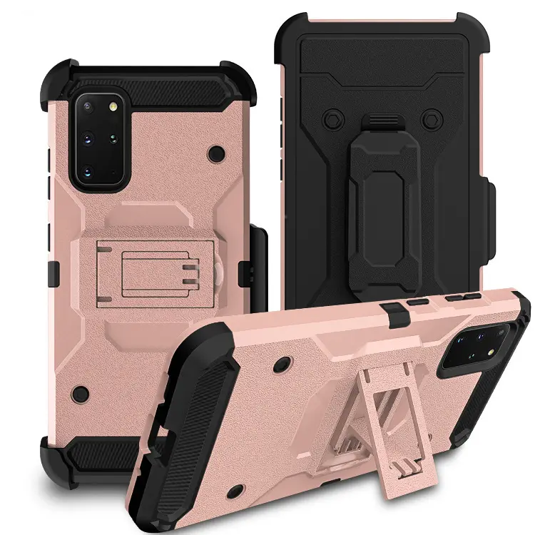 Heavy Duty Rugged Defender Holster Case for Samsung Galaxy S20 Plus S21 Ultra Note 20 A01 A21 A11 A10e Cover w/ Belt Clip