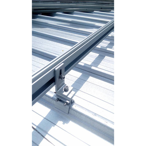 Systèmes de montage PV Panneau solaire en aluminium <span class=keywords><strong>Fixation</strong></span> de <span class=keywords><strong>rail</strong></span> Crochet de toit solaire Pied en L Support de montage solaire I Art Sign - Product Image 5