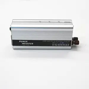 Inverter per auto portatile Classic Silver 12V 24V DC a 110V 220V AC 1500W inverter sinusoidale modificato