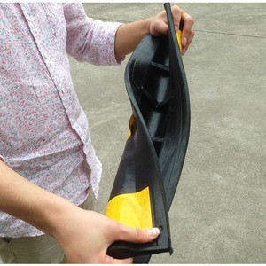 Protections d'angle en caoutchouc Tianjiu Transportation 0,8 m, bandes anti-collision pour parking, garage souterrain, sécurité routière - Product Image 4