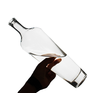 Elegante bottiglia di vetro Premium 700ml sughero Design decorativo biologico per Whisky Vodka liquore liquori Gin Rum Tequila Brandy <span class=keywords><strong>Xo</strong></span> - Product Image 6