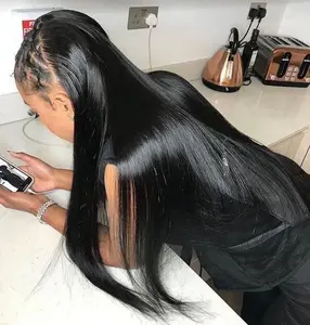 Высококачественные перуанские прямые пряди волос, выровненные человеческие волосы, выровненные кутикулы, оптовая продажа