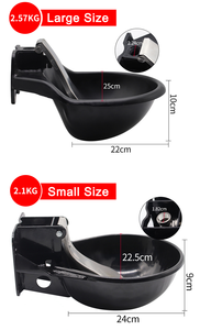 Abbeveratoio Automatico in Metallo con Leva per Bestiame, Vasca d'Acqua in Ghisa Resistente, Ciotola Automatica per Cavalli e Bovini da Fattoria - Product Image 3