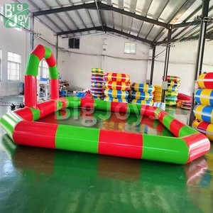 Piste <span class=keywords><strong>de</strong></span> course gonflable pour voitures tamponneuses, équipement gonflable à prix abordable pour aires <span class=keywords><strong>de</strong></span> jeux extérieures/intérieures, en vente - Product Image 1