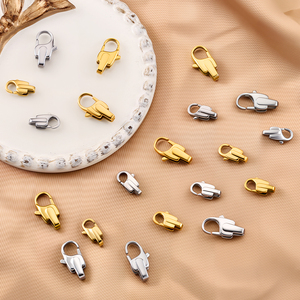 Yüksek Kalite 18 Ayar Altın Kaplama Paslanmaz Çelik Istakoz Toka Takı Toptan Satış Hızlı Çıkarma Bağlantı Elemanı Bilezik Kolye Yapımı İçin - Product Image 1