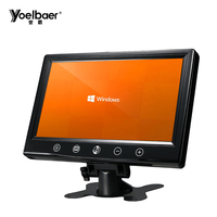 Moniteur TFT LCD universel pour appuie-tête, écran de siège arrière avec connecteur VGA, moniteur TV 9 pouces pour toutes les marques de voitures