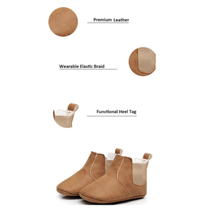 Botines de servicio OEM, <span class=keywords><strong>botas</strong></span> Unisex para bebés, zapatos de cuero genuino para niños pequeños - Product Image 2