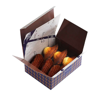 Nouveauté : Emballage alimentaire écologique, imperméable, mat, gaufré, pliable, pour cheesecake, éclairs, pâtisserie feuilletée, brownies