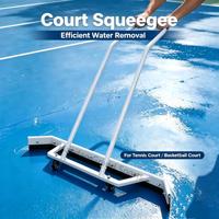 En stock, installation rapide, utilisation facile, raclette à roulettes pour terrains de sport, outil de drainage rapide pour l'eau de pluie