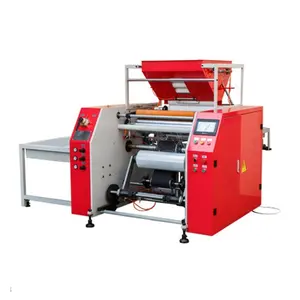 High Production 3 Shaft Cling Film Rewinder Stretch Film Rewinding Machine With Touch Screen