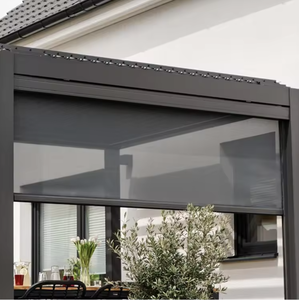 Motorisierte <span class=keywords><strong>Outdoor</strong></span>-Winddichte Wasserdichte Rollos für Terrasse, Garten und Balkon - Schattenschutz Motorisierte Außenjalousien - Product Image 1