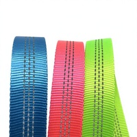 Sangle de sécurité réfléchissante en nylon élastique imitation, double face, à rayures creuses, pour chaussures, 2,5 cm