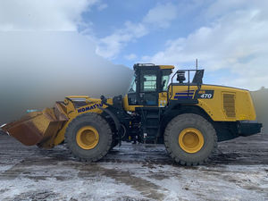 Chargeur sur pneus d'occasion Komatsu WA470-10 en bon état à vendre Chargeur frontal Komatsu WA100 WA300 WA380 WA470 WA510 à bas prix - Product Image 2