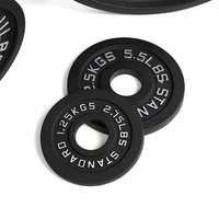 Plaques de musculation en fonte personnalisées en gros LB KG pour l'haltérophilie et l'entraînement personnel