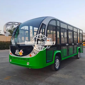 Nouveau design de voiture électrique classique 14 sièges, bus touristique vert frais avec certification CE et moteur - Product Image 1