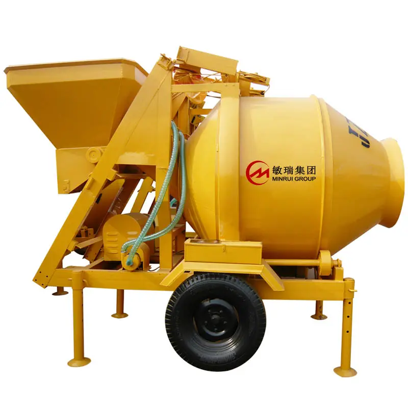 Baot Electric Betonniere Machine JZC500 Dc Moto Concrete Mixer With Nhopper