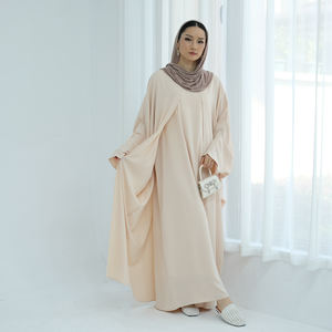 Loriya Abaya Fabricante Ropa islámica Vestidos de mujer Estilo de capa Túnica Nida Modest Kaftan Abaya Tallas grandes Vestido de mujer musulmana - Product Image 2