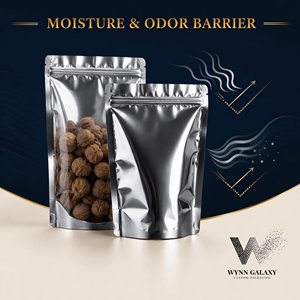 BPA Free <b>Clear</b> Window Stand Up Pouch 15x22+4cm Aluminum Foil Back Zipper Seal Resealable Coffee Nut Food Pack US Warehouse - Product Image 2