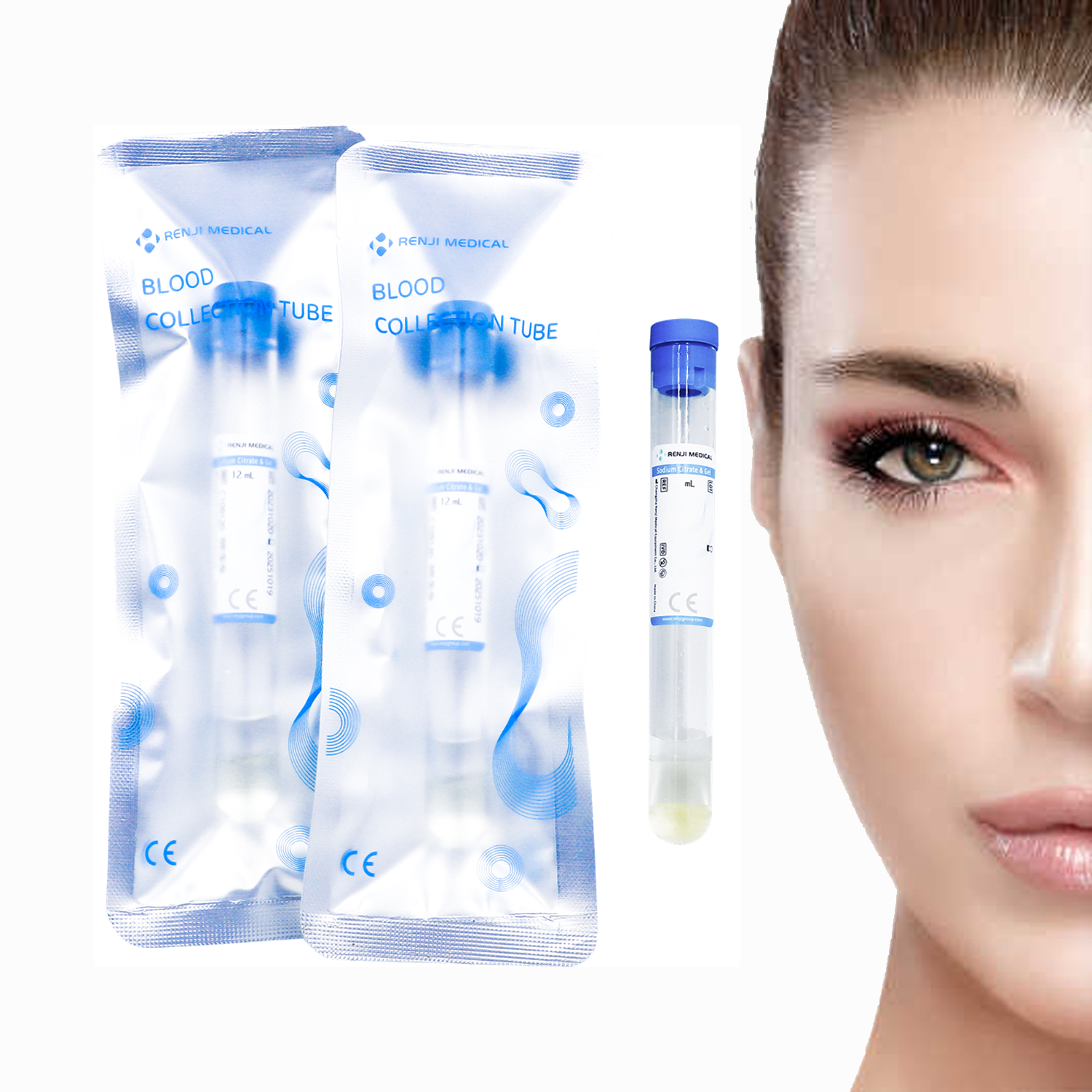 10ml 15ml 20 ml 50 ml Orthopedics CGF 12ml CE Acd Gel Regenlab PRP Tube for Hair Loss
