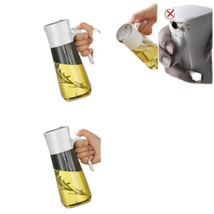 Récipient de brumisation alimentaire en verre moderne à double usage Accessoires de cuisine Réservoir d'huile d'assaisonnement pour sauce PP <span class=keywords><strong>Bouteille</strong></span> de <span class=keywords><strong>gaz</strong></span> Vaporisateur d'huile - Product Image 6