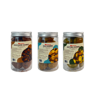 คุกกี้บิสกิตแลงก์เดอชา รสชาเขียว โกโก้ วานิลลา เนย ฮาลาล 100 กรัม พร้อมรับประทาน จากโรงงานอันไทยมินห์ - Product Image 2