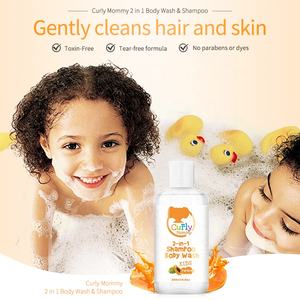 CURLYMOMMY DE SALUD bebé orgánico gel de ducha de champú cuidado del cabello para niños - Product Image 3