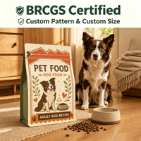 Sacs d'emballage pour aliments pour animaux de compagnie à faible MOQ, avec impression personnalisée et forme unique, pour chiens, sacs de rangement robustes