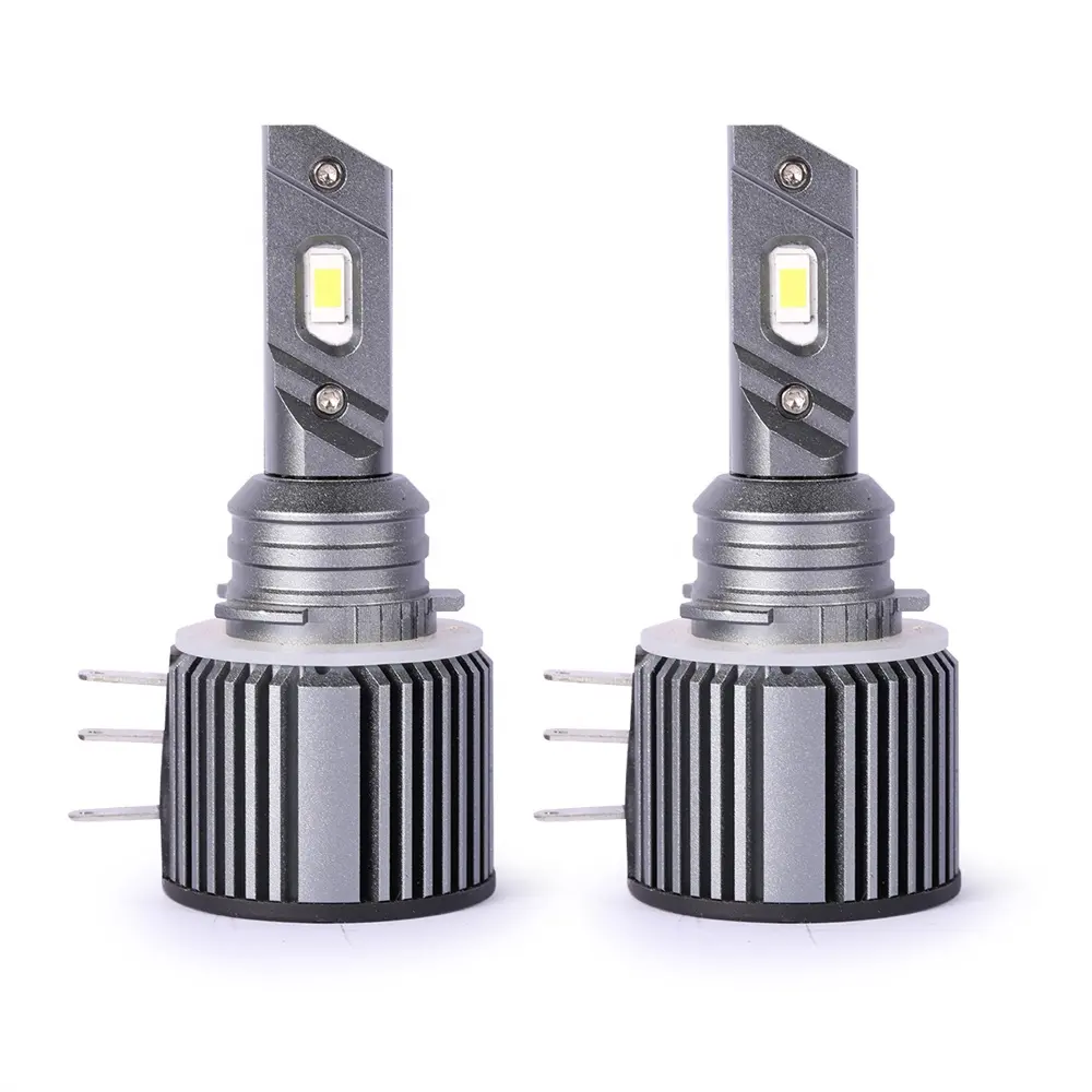 Wholesale best quality guangzhou T5 auto parts small size H15 car led headlight 90w 1000lm csp chip daytime running light 6000k