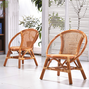 Silla de jardín de mimbre de color natural para <span class=keywords><strong>eventos</strong></span> de fiesta de hotel, banquete de bambú plegable al aire libre, comedor para boda - Product Image 1