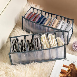 Organizador de Armario, Caja de Almacenamiento de Ropa Interior Separada, Organizador de Calcetines, Organizador de Cajones Plegable - Product Image 2