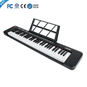 BD Music 61 chiave organo elettronico portatile include spartiti mussismo alimentazione alimentazione pianoforte Note adesivi semplicemente lezioni di pianoforte