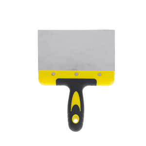 Chất Lượng Tốt Cao Su Xử Lý Dụng Cụ Cầm Tay Thép Không Gỉ Putty Dao <span class=keywords><strong>Scraper</strong></span> Với Hai Màu Sắc Xử Lý - Product Image 2