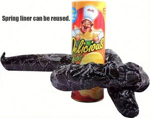 Serpent amusant en forme de croustille, jouet de farce effrayant, serpent sauteur en plastique pour la fête du Poisson d'avril et la décoration d'Halloween - Product Image 3
