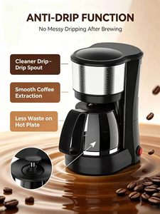 Home <b>Coffee</b> Machine Commercial American <b>Coffee</b> Machine <b>Portable</b> Drip <b>Coffee</b> Machine - Product Image 2