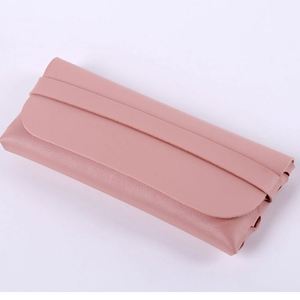 Estuche de Gafas de Sol de PU Suave, Bolsa de Gafas de Cuero PU Colorida, Estuche de Gafas Portátil de Moda Unisex Personalizado al por Mayor - Product Image 6