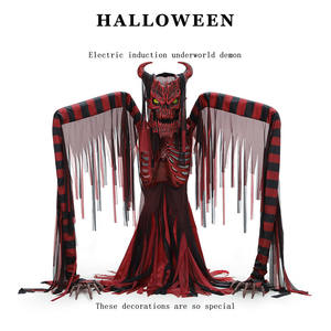 อสูรปีศาจนรกฮาโลวีนที่น่ากลัวบ้านผีสิงเคลื่อนไหวเปิดใช้งานอุปกรณ์ตกแต่งขนาดใหญ่ - Product Image 5