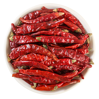 Piments rouges séchés naturellement de haute qualité de la marque Zhongbotang, provenant de la province du Hunan, vente en gros pour épices, plats mijotés et hot pot