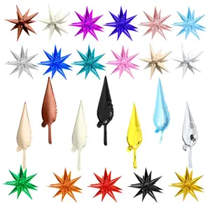 65*21cm Big DIY Drip Shape Foil Balloon Star Wedding Birthday Decoration Balloons