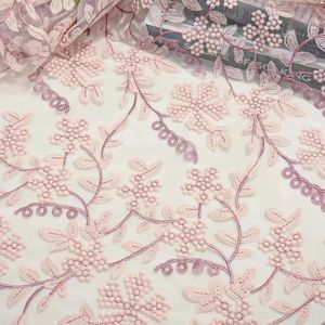 Vải ren cưới phổ biến, vải lưới thêu ren, vải ren thêu hoa, vải ren lụa sữa dùng cho váy - Product Image 4