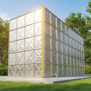 Réservoirs d'eau galvanisés à chaud, <span class=keywords><strong>antigel</strong></span> et isolants thermiquement, Jinlink, bassins d'eau de pluie souterrains pour régions froides - Product Image 2