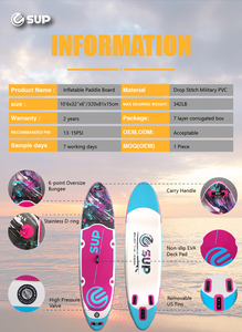 Planche à pagaie gonflable personnalisable de Weihai (ISUP) pour les sports nautiques SAP fabriqué par des surfeurs - Product Image 3