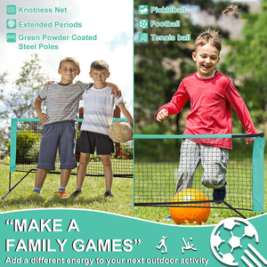 JTN02G Lage Prijs Aangepaste Draagbare Professionele Hoge Post Strand <span class=keywords><strong>Mini</strong></span> <span class=keywords><strong>Kid</strong></span> Badminton Voetbal Voetbal <span class=keywords><strong>Tennis</strong></span> Netto Voor Hof - Product Image 5