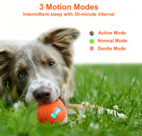 Elecpet 2026 Hot Sale – Balle interactive intelligente pour chien, avec lumière RGB, télécommande, rebond automatique et roulement, personnalisable