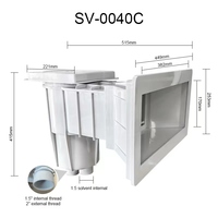 Accessoires d'équipement de piscine Filtre de piscine Skimmer Panier d'écumoire de piscine