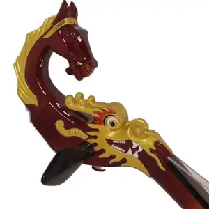 Strumento Morin Khuur di alta qualità colorato dipinto drago cavallo a doppia testa Morin Khuur legno strumento musicale cinese