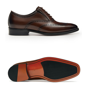 Chaussures en cuir véritable <span class=keywords><strong>de</strong></span> haute qualité pour hommes, lacets, chaussures <span class=keywords><strong>de</strong></span> mariage, chaussures <span class=keywords><strong>de</strong></span> soirée pour hommes, chaussures <span class=keywords><strong>de</strong></span> luxe pour hommes, style brogue, chaussures habillées pour hommes - Product Image 6