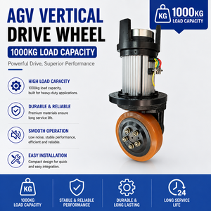 Rueda de Accionamiento Vertical MDBOT de 1500W de Alta Potencia, Rueda de Robot Móvil Inteligente con Sistema de Tracción Independiente - Product Image 1