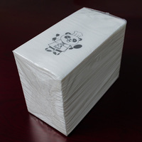 Serviettes de table jetables en pulpe recyclée, 2 plis, 4 plis, style sac, pour usage en restaurant, 33*33 CM